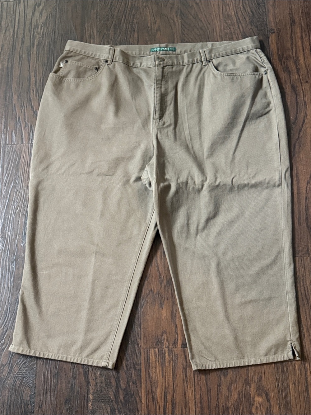 Ralph Lauren Brown Capri Pants - Classic Straight Cut